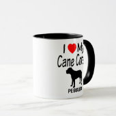 Mug J'Aime Ma Canne Corso Chien (Devant droit)