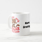 Mug J'aime ma copine cougar drôle et sincère (Devant gauche)