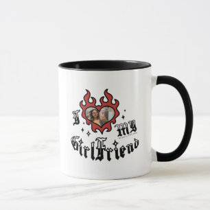 Mug J'aime ma copine - Rouge - DingusDesign
