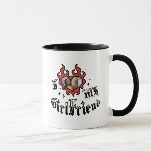 Mug J'aime ma copine - Rouge - DingusDesign (Droite)