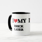 Mug J'aime ma couche de brique (Devant gauche)