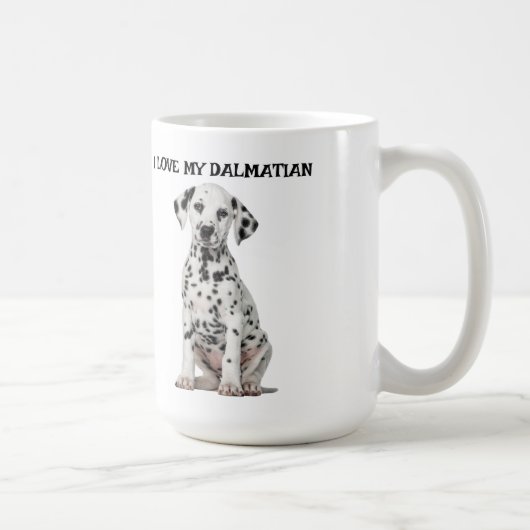Mug J'aime ma dalmate (Droite)