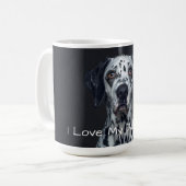 Mug J'aime ma dalmate (Devant gauche)