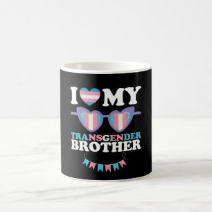 Mug J'aime ma famille de frère transgenre Trans LGBTQ
