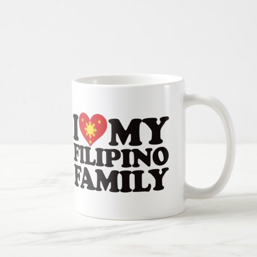 Mug J'aime ma famille philippine (Droite)