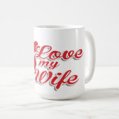 Mug J'aime ma femme (Devant droit)
