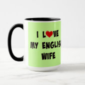 Mug J'Aime Ma Femme Anglaise (Gauche)