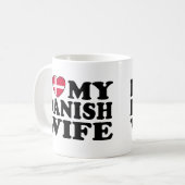 Mug J'Aime Ma Femme Danoise (Devant gauche)