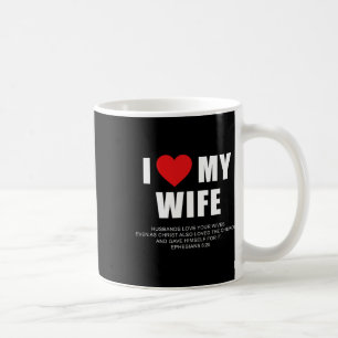 Mug J'aime ma femme – Ephésiens pour hommes chrétiens