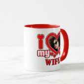 Mug J'Aime Ma Femme Personnalisée (Devant droit)