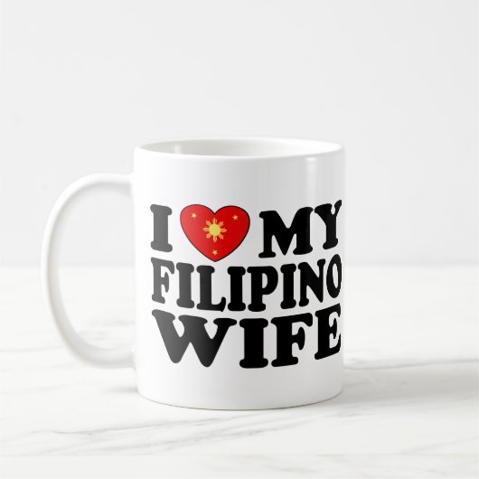 Mug J'Aime Ma Femme Philippine (Gauche)