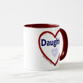 Mug J'aime ma fille (Devant droit)