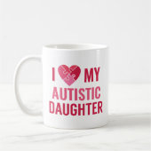 Mug J'aime ma fille (Gauche)