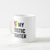 Mug J'aime ma fille (Devant gauche)