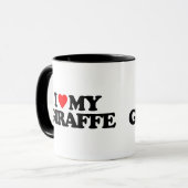 MUG J'AIME MA GIRAFE (Devant gauche)