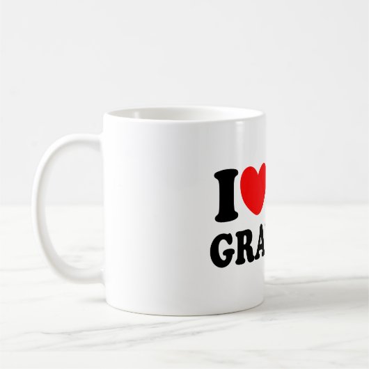 Mug J'aime ma grand-maman (Gauche)