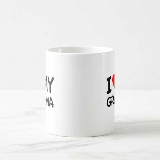 Mug J'aime ma grand-mère (Centre)