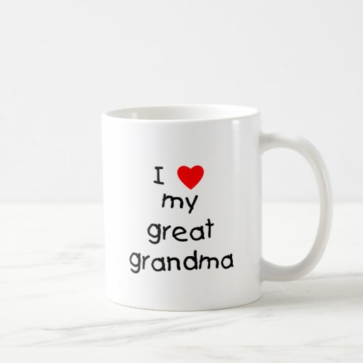 Mug J'aime ma grande grand-maman (Droite)