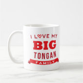 Mug J'aime ma grande idée tongane de T-shirt de la (Gauche)
