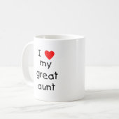 Mug J'aime ma grande tante (Devant gauche)
