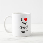 Mug J'aime ma grande tante (Gauche)