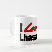 Mug J'aime ma Lhasa Apso (Devant gauche)