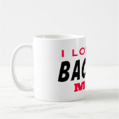 Mug J'aime ma maman de danse de Bachata (Gauche)