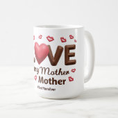 Mug J'aime ma mère (Devant droit)