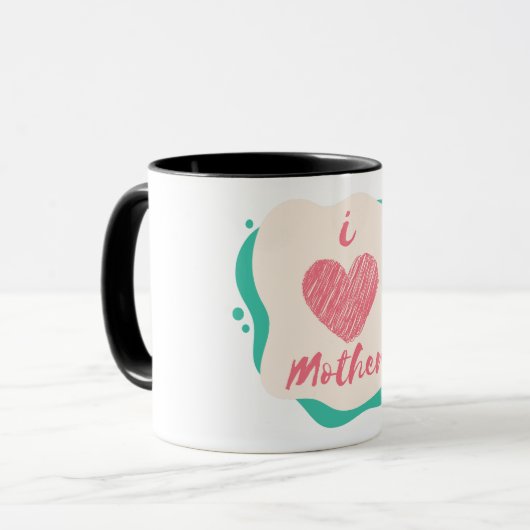 Mug j'aime ma mère (Devant gauche)