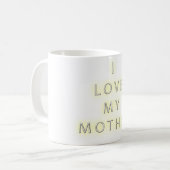 Mug J'aime ma mère (le noir) (Devant gauche)