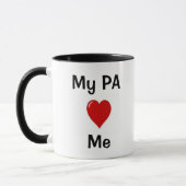 Mug J'aime ma PA et ma PA m'aime ! (Gauche)