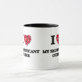 Mug J'aime ma personne la plus proche (Centre)