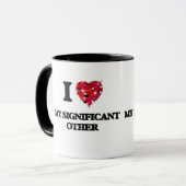 Mug J'aime ma personne la plus proche (Devant gauche)