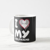 Mug j'aime ma petite amie (Devant gauche)