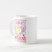 MUG J'AIME MA PETITE AMIE PERSONNALISER PHOTO PERSONNA (Devant gauche)