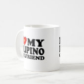Mug J'aime ma petite amie philippine (Devant gauche)