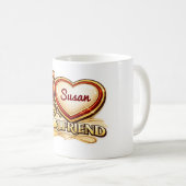 Mug J'aime ma petite amie sur mesure (Devant droit)