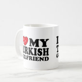 Mug J'Aime Ma Petite Amie Turque (Devant gauche)
