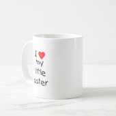 Mug J'aime ma petite soeur (Devant gauche)