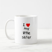 Mug J'aime ma petite soeur (Gauche)