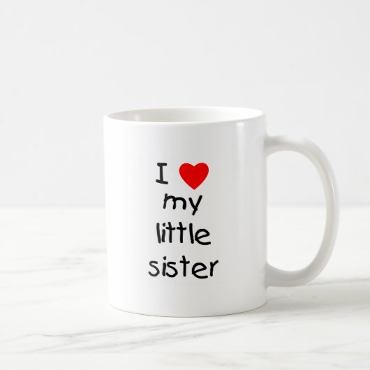 Mug J'aime ma petite soeur (Droite)