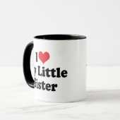 Mug J'Aime Ma Petite Soeur (Devant gauche)