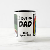 Mug J'aime ma photo papa (Centre)