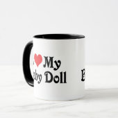 Mug J'aime ma poupée bébé (Devant gauche)
