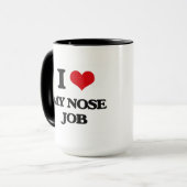 Mug J'aime ma rhinoplastie (Devant gauche)