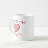 Mug J'aime ma soeur (Devant gauche)