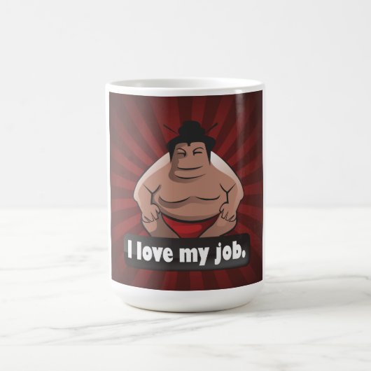 Mug J'aime ma sumo du travail (Centre)