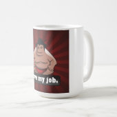 Mug J'aime ma sumo du travail (Devant droit)
