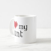 Mug J'aime ma tante (Devant gauche)