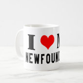 Mug J'aime ma Terre-Neuve (Devant gauche)